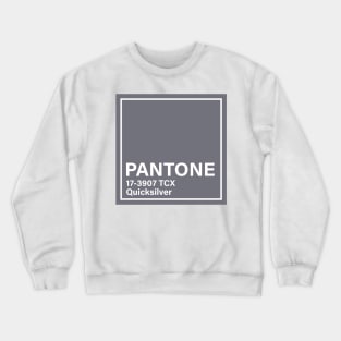 pantone 17-3907 TCX Quicksilver Crewneck Sweatshirt